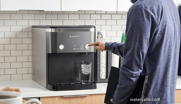 water dispenser with ice maker