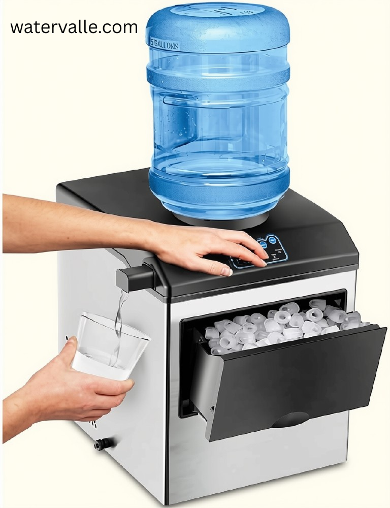 water dispenser with ice maker