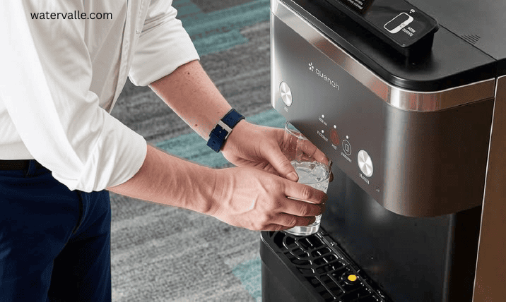 water dispenser with ice maker